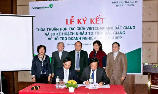 Vietcombank dành 1.000 tỷ đồng cho vay doanh nghiệp khởi nghiệp ở Bắc Giang